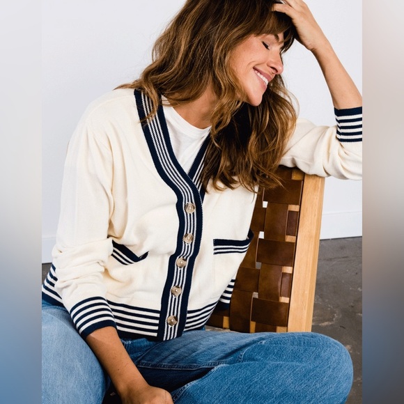 Able Madilyn Varsity Sweater, BNWT, size 1X, - Picture 1 of 11